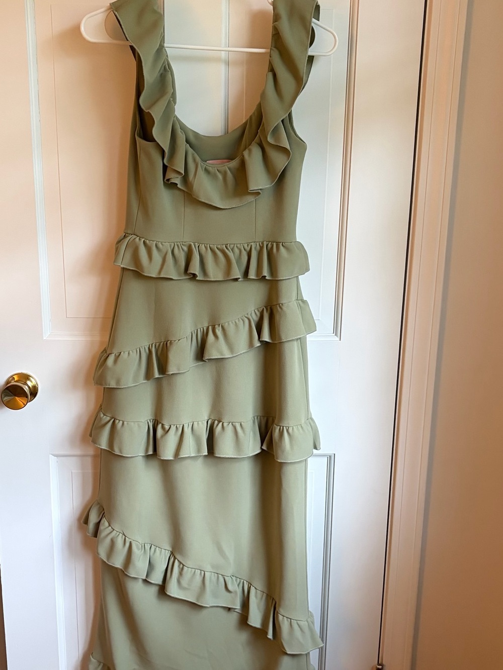 Show Me Your MuMu Bridesmaid Greta Dress Moss Green - Picture 7 of 7